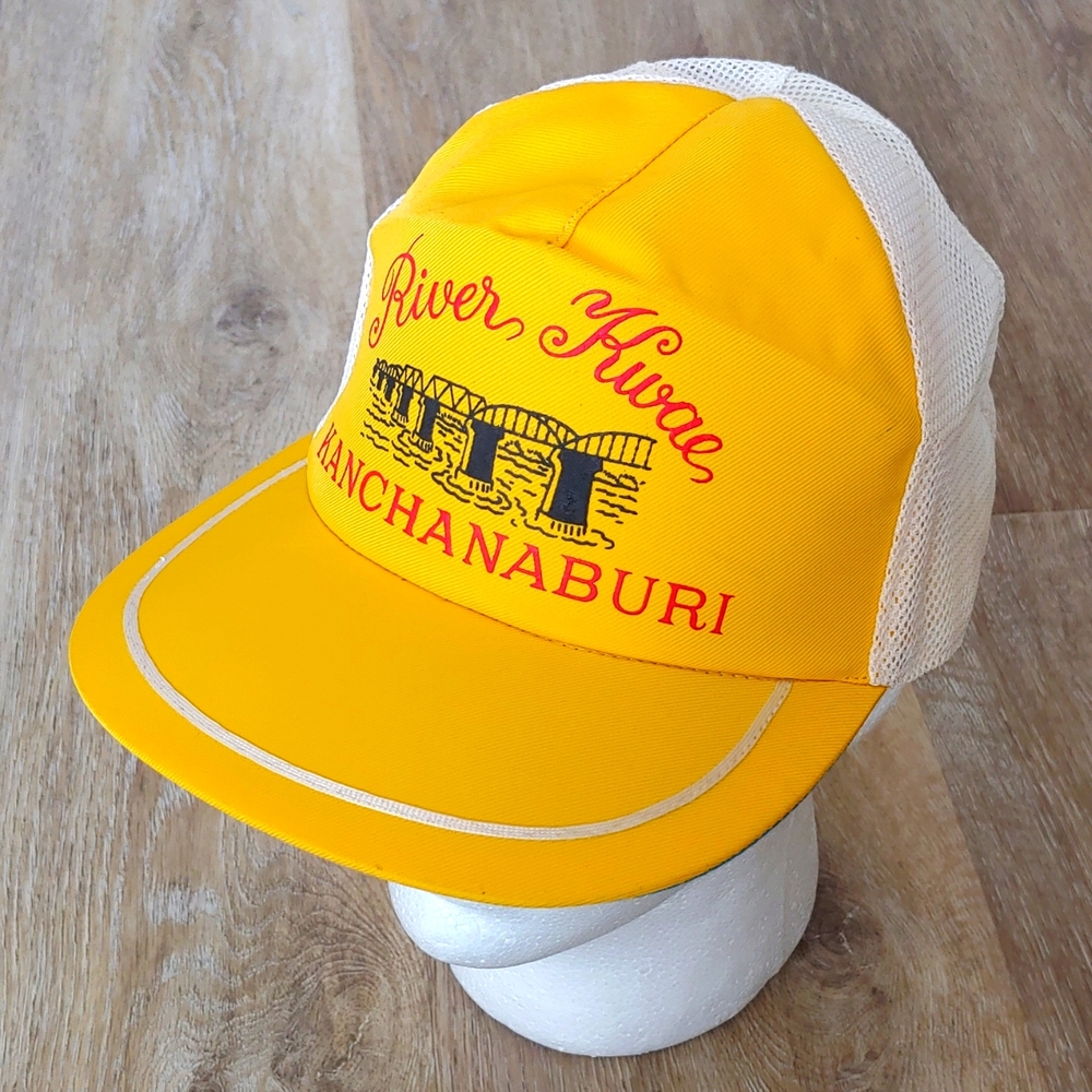 Vintage River Kwai Kanchanaburi Trucker Cap Hat